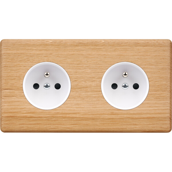 Façade Hikari chene clair double horizontale 1 PC 1 PC (260-491) - Modelec - 260491