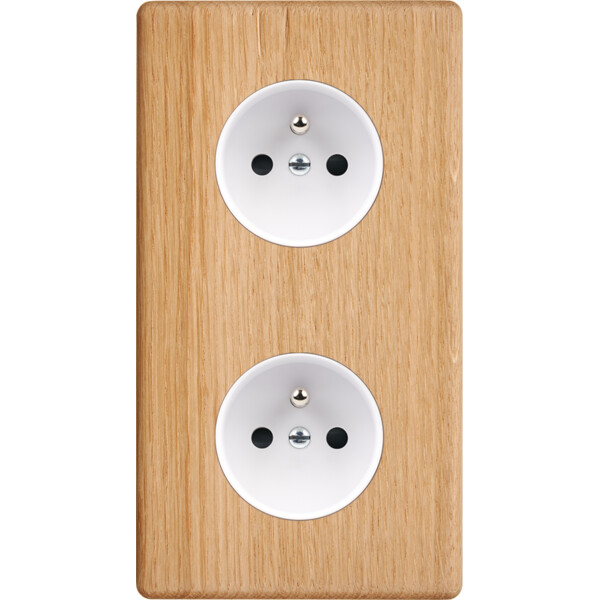 Façade Hikari chene clair double verticale 1 PC 1 PC (280-491) - Modelec - 280491