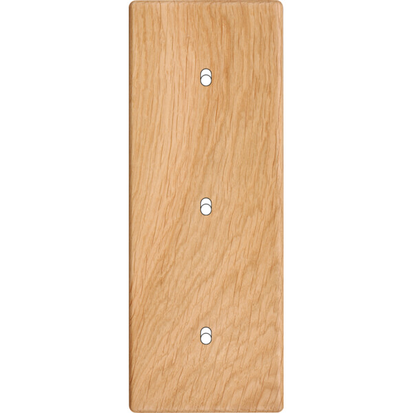 Façade Hikari chene clair triple verticale 1 basculeur 1 basculeur 1 basculeur (353-491) - Modelec - 353491