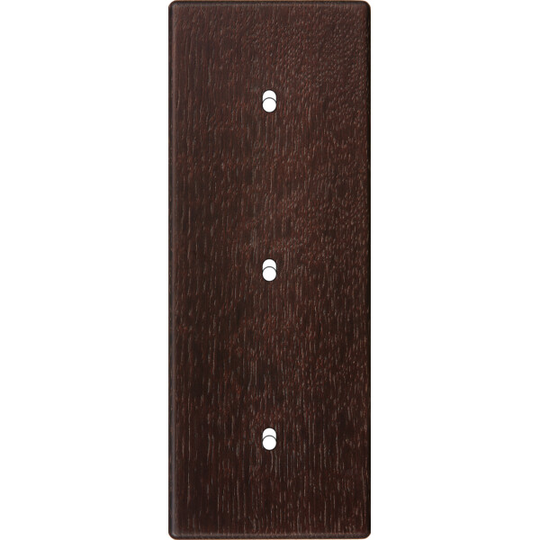 Façade Hikari chene fonce triple verticale 1 basculeur 1 basculeur 1 basculeur (353-492) - Modelec - 353492