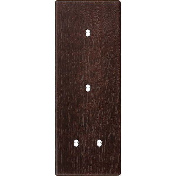 Façade Hikari chene fonce triple verticale 1 basculeur 1 basculeur 2 basculeurs (354-492) - Modelec - 354492