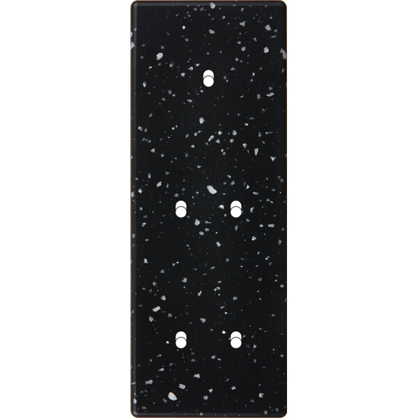 Façade Hikari terrazzo noir triple verticale 1 basculeur 2 basculeurs 2 basculeurs (355-486) - Modelec - 355486