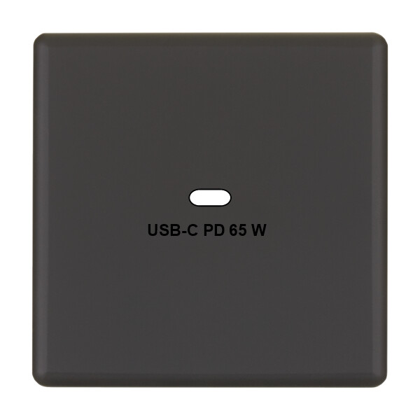 Façade Hitera Noir Soft Simple USB Power Delivery - Modelec - 200482