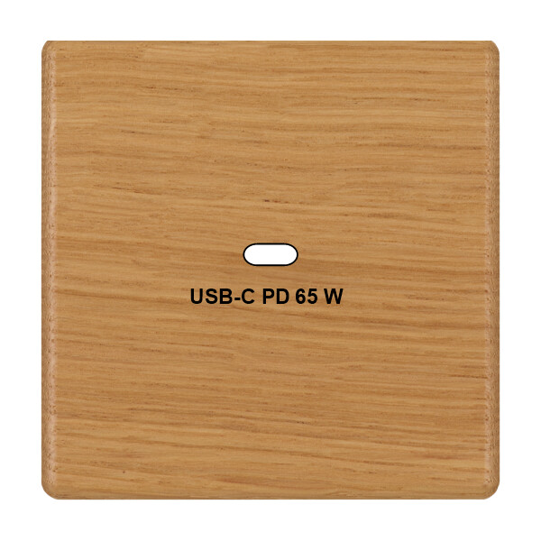 Façade Hitera Chene Clair Simple USB Power Delivery - Modelec - 200491