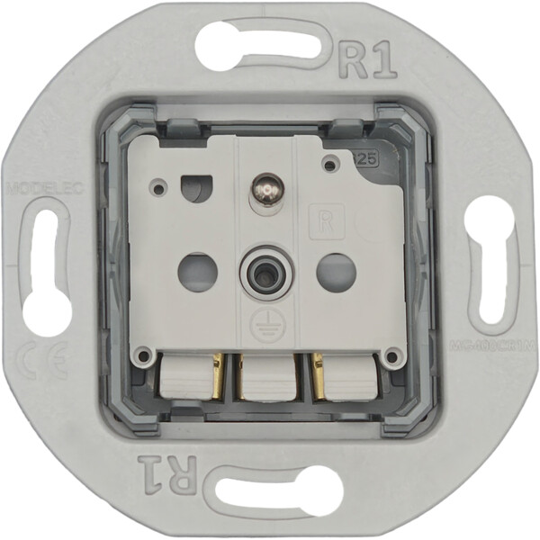 Mécanisme 1 prise 2 P+T, gamme Iris Horizon - Modelec - 087320IG