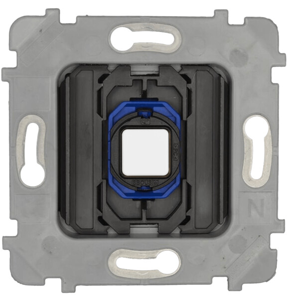 Mécanisme Simple 1 bouton Push Va-et-Vient 230V Blanc mat - Modelec - 088011G471