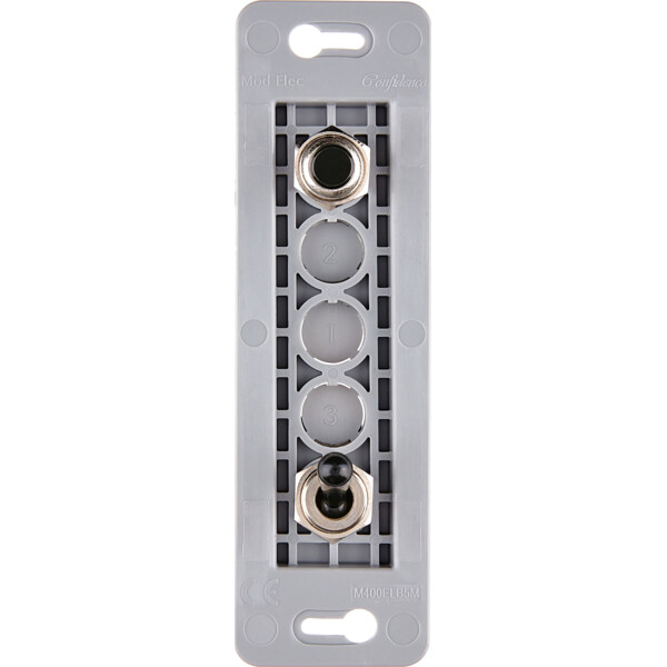 Mécanisme étroit long Noir 1 PUSH 1 va et vient (072-007G) - Modelec - 072007G