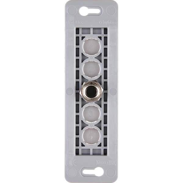 Mécanisme étroit long Noir 1 poussoir PUSH ø8 (072-041G) - Modelec - 072041G
