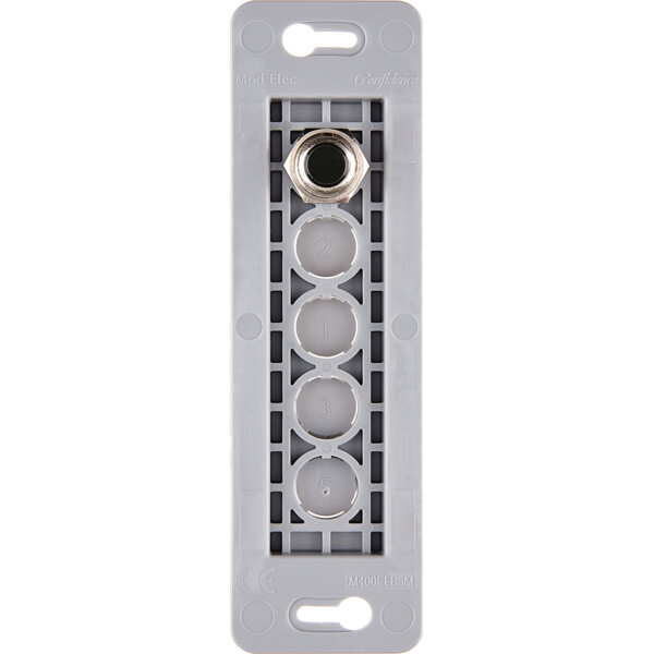 Mécanisme étroit long Noir 1PUSH LED éloigné (072-047G) - Modelec - 072047G