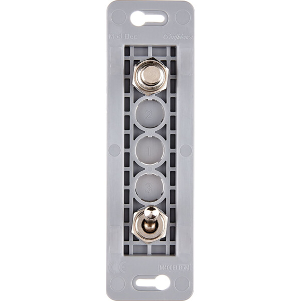 Mécanisme étroit long Acier 1PUSH 1va&vient (073-007G) - Modelec - 073007G