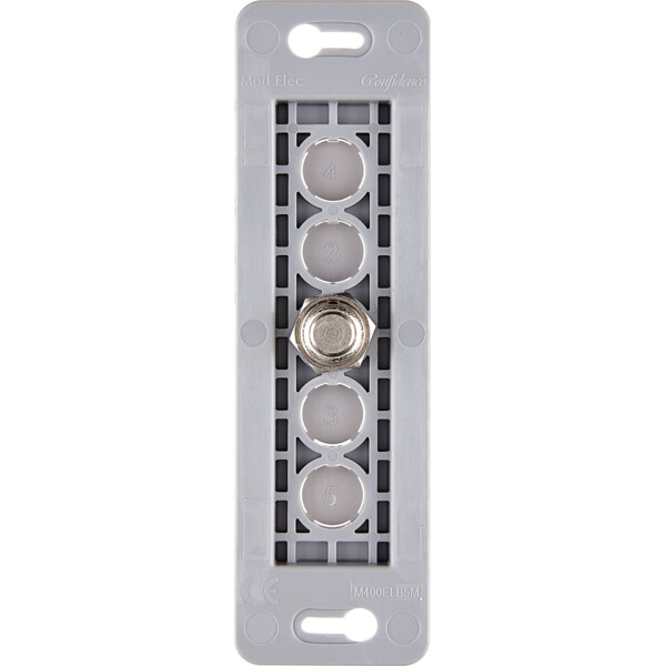 Mécanisme étroit long Acier 1 poussoir PUSH ø8 (073-041G) - Modelec - 073041G