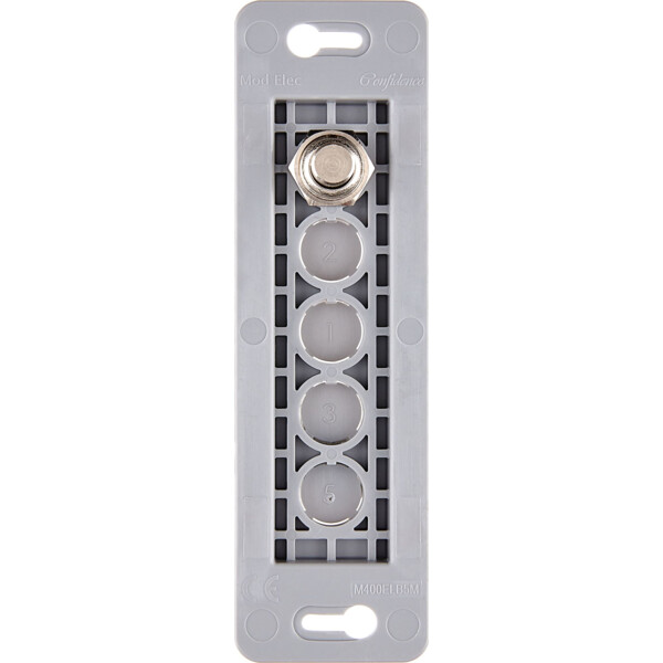 Mécanisme étroit long Acier 1PUSH LED éloigné (073-047G) - Modelec - 073047G
