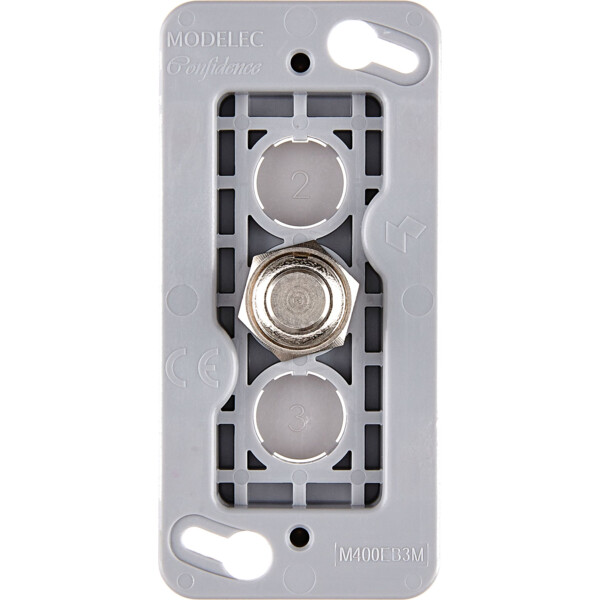 Mécanisme renforcé étroit acier 1 bouton push Ø8 pour collection confidence - Modelec - 073081G