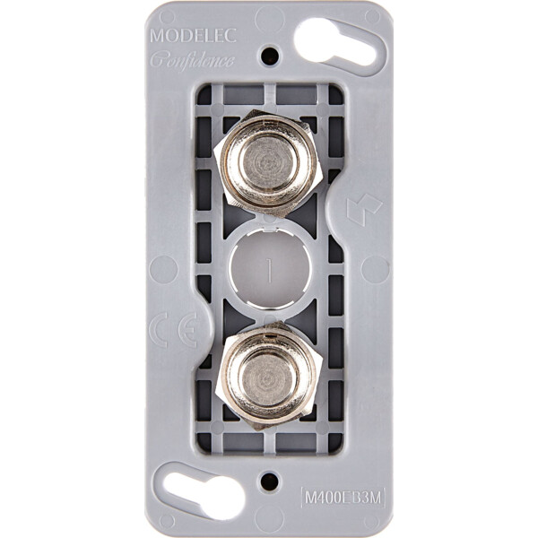 Mécanisme renforcé étroit acier 2 boutons push Ø8 pour collection confidence - Modelec - 073082G