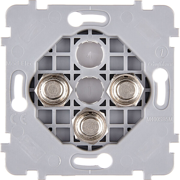 Mécanisme simple Acier 3 poussoirs PUSH (073-143G) - Modelec - 073143G