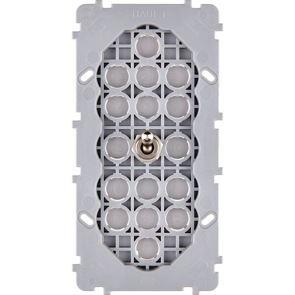 Mécanisme Acier double verticale 1 va et vient (073-201G) - Modelec - 073201G