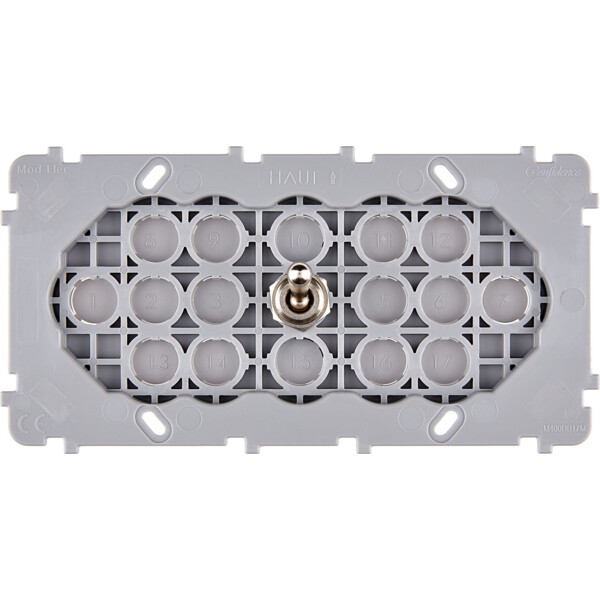 Mécanisme Acier double horizontale 1 va et vient (073-301G) - Modelec - 073301G