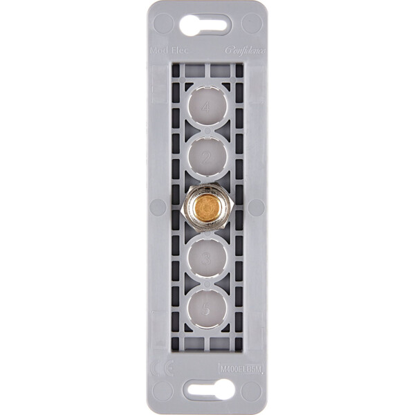 Mécanisme étroit long Doré 1 poussoir PUSH ø8 (074-041G) - Modelec - 074041G
