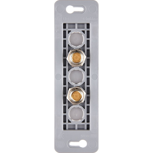 Mécanisme étroit long Doré 2 poussoirs PUSH ø8 (074-042G) - Modelec - 074042G