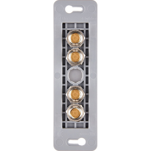 Mécanisme étroit long Doré 4 poussoirs PUSH ø8 (074-046G) - Modelec - 074046G