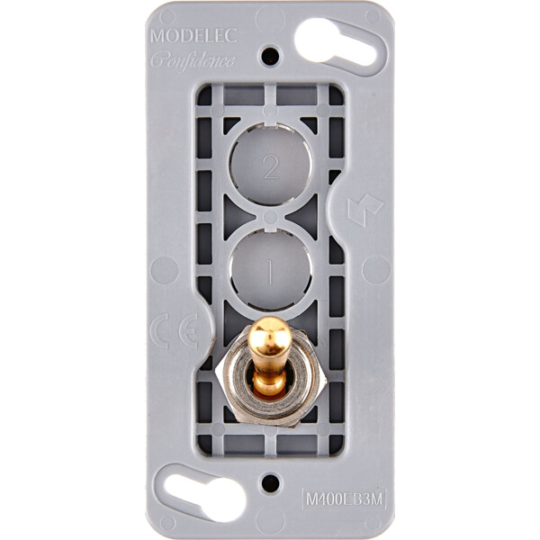 Mécanisme renforcé étroit dore 1va-et-vient led en haut pour collection confidence - Modelec - 074072G
