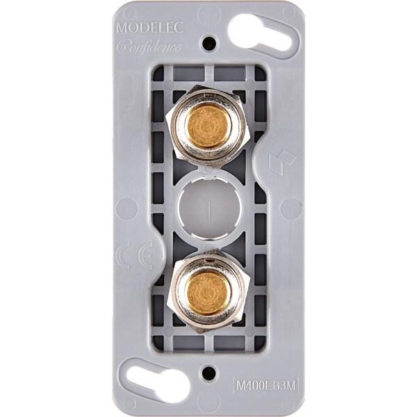Mécanisme renforcé étroit dore 2 boutons push Ø8 pour collection confidence - Modelec - 074082G