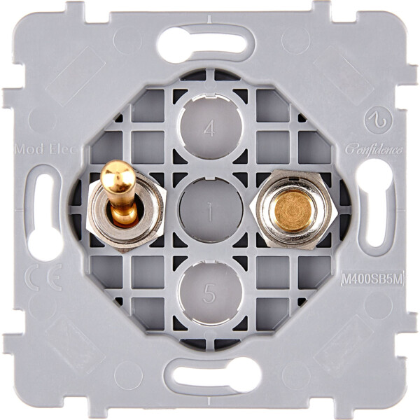 Mécanisme simple Doré simple 1va&vient+ 1PUSH (074-105G) - Modelec - 074105G