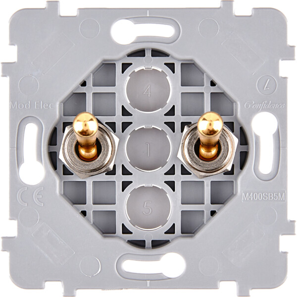 Mécanisme à leviers doré double permutateur  pour collection Fascination - Modelec - 074136G