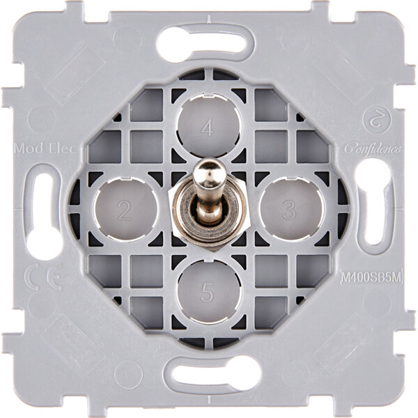 Mécanisme simple Acier 1 poussoir (073-111G) - Modelec - 073111G