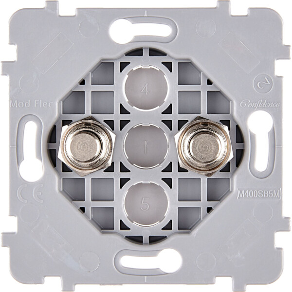 Mécanisme simple Acier 2 poussoirs PUSH (073-142G) - Modelec - 073142G