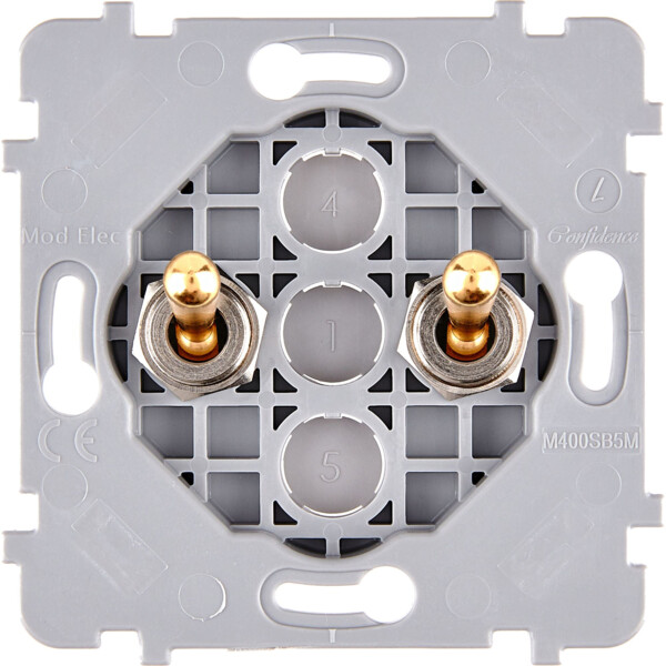 Mécanisme simple Doré 2 poussoirs (074-112G) - Modelec - 074112G