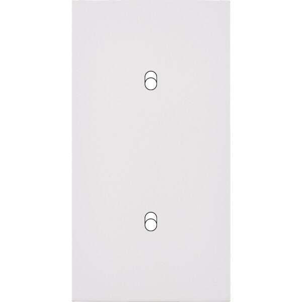 Façade désir blanc mat double verticale b2 b2 - Modelec - 154820