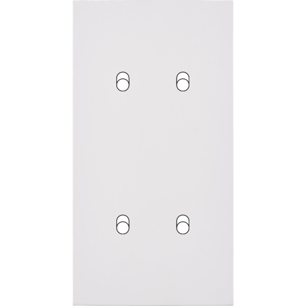 Façade désir blanc mat double verticale b1 b2 - Modelec - 155820