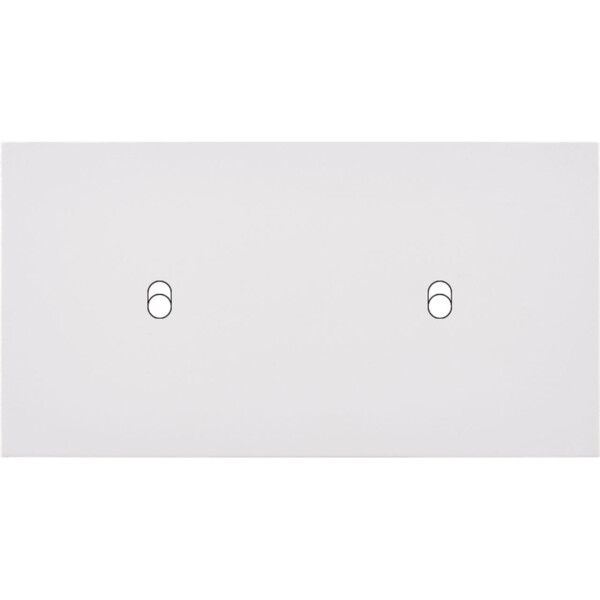 Façade désir blanc mat double horizontale b1 b1 - Modelec - 172820