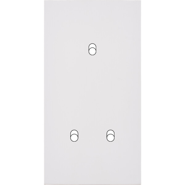 Façade désir blanc mat double horizontale b1 b1 - Modelec - 172820
