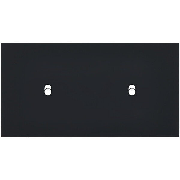 Façade désir noir mat double horizontale b2 b2 - Modelec - 174818
