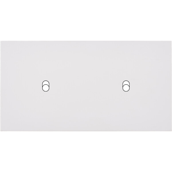 Façade désir blanc mat double horizontale b2 b2 - Modelec - 174820