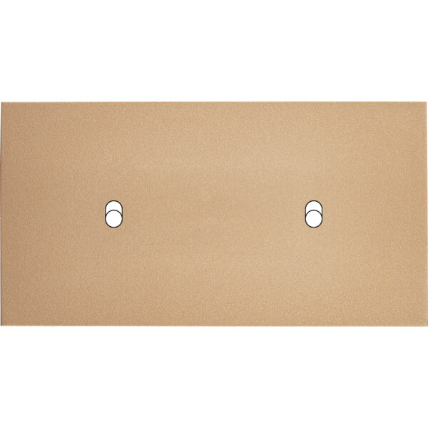 Façade désir doré mat double horizontale b2 b2 - Modelec - 174824
