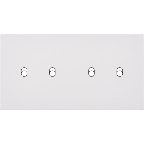 Façade désir blanc mat double horizontale b1 b2 - Modelec - 177820