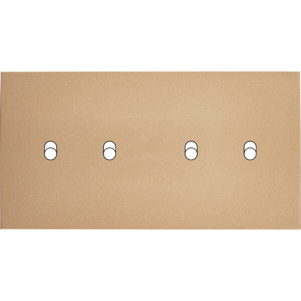 Façade désir doré mat double horizontale b1 b2 - Modelec - 177824