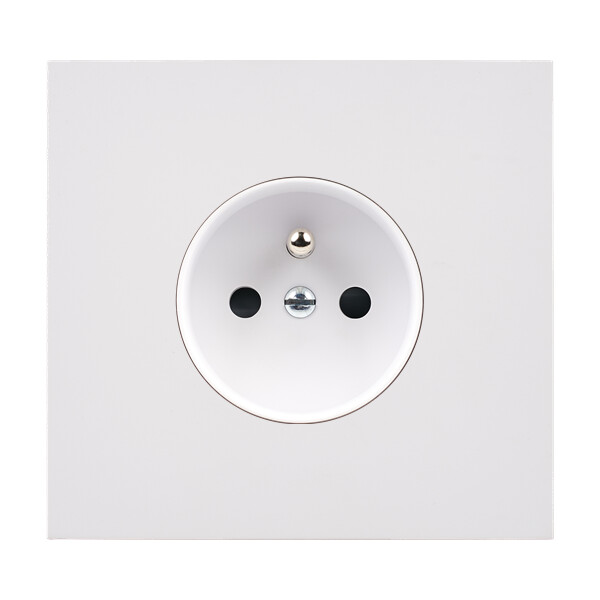 Façade désir blanc mat simple pc - Modelec - 190820