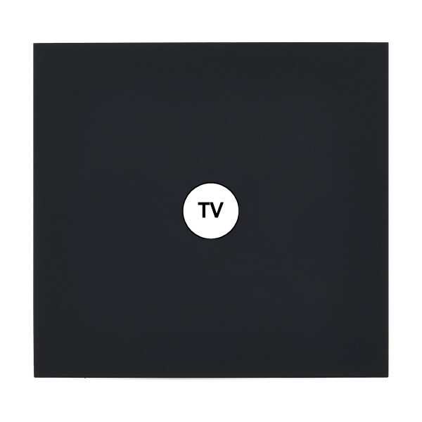 Façade désir noir mat simple tv - Modelec - 194818