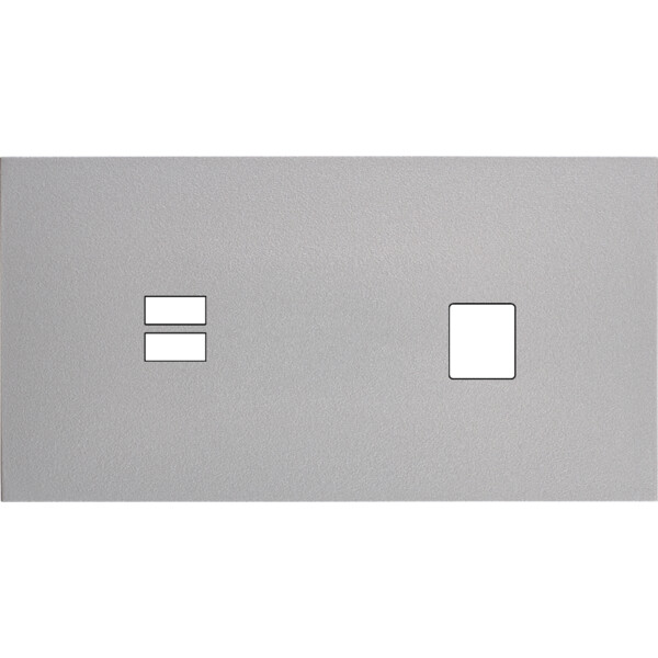 Façade désir alu mat double horizontale u1 m1  - Modelec - 256822