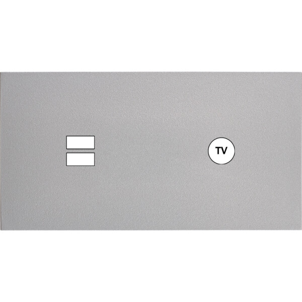 Façade désir alu mat double horizontale u1 c1  - Modelec - 257822