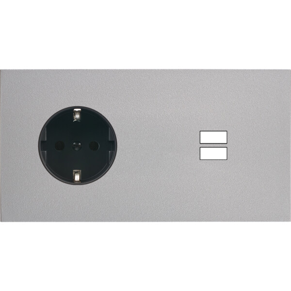 Façade désir alu mat double horizontale pck u1  - Modelec - 259822-K