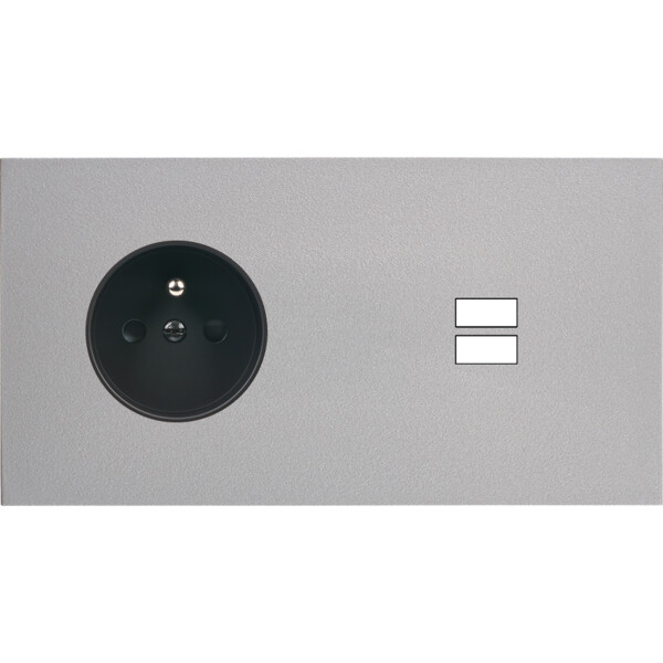 Façade désir alu mat double horizontale pc u1  - Modelec - 259822