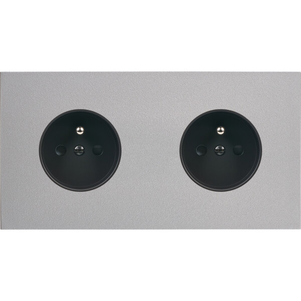 Façade désir alu mat double horizontale pc pc - Modelec - 260822