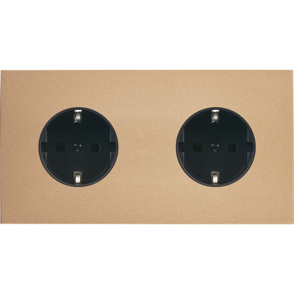 Façade désir doré mat double horizontale pck pck - Modelec - 260824-K