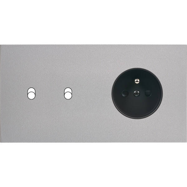 Façade désir alu mat double horizontale b2 pc - Modelec - 262822