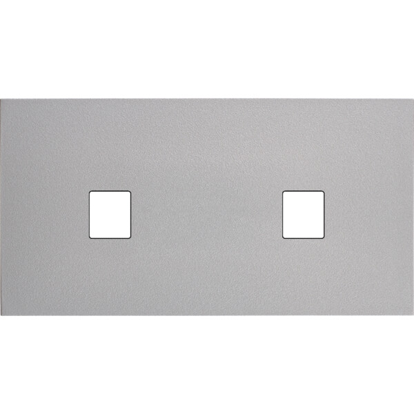 Façade désir alu mat double horizontale 1 media 1 media - Modelec - 266822